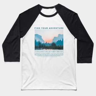 Find Your Adventure Baseball T-Shirt